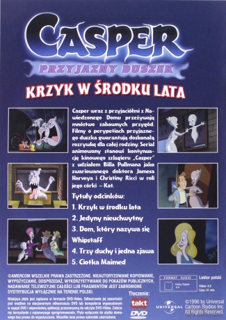 Casper. Przyjazny duszek. Krzyk w środku lata [DVD]