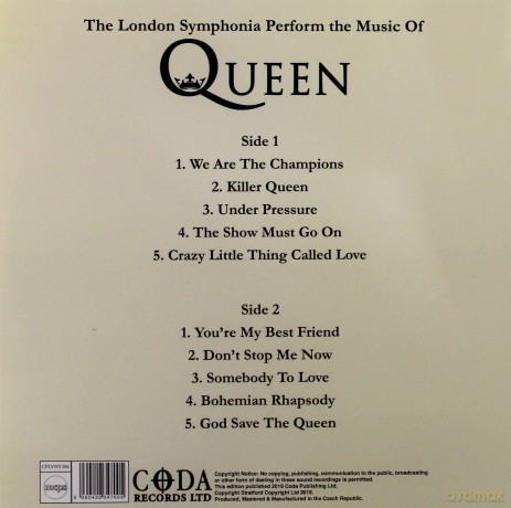 The London Symphonia: Queen - Greatest Hits For Chamber Orchestra (White) [Winyl]