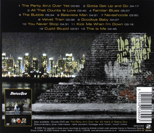 Status Quo: The Party Ain't Over Yet [CD]
