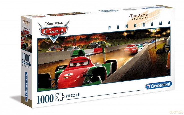 CLEMENTONI 1000 el. - The Art of Disney, Auta [PUZZLE]