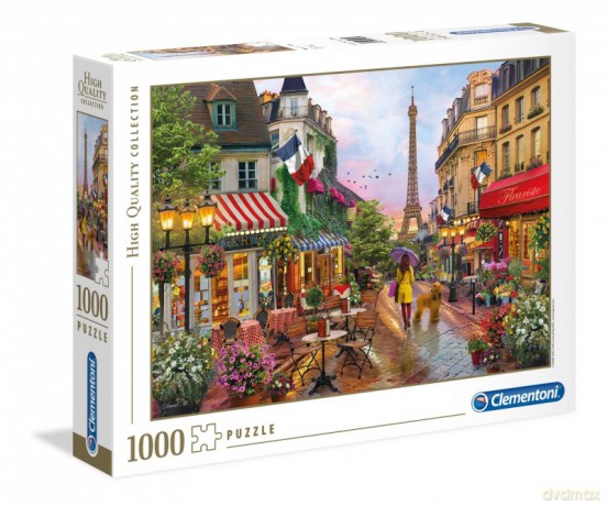 CLEMENTONI 1000 el. High Quality Collection - Kwiaty w Paryżu [PUZZLE]