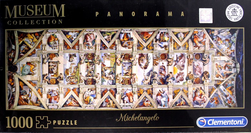 CLEMENTONI 1000 el. Museum - Sufit Kaplicy Sykstyńskiej [PUZZLE]