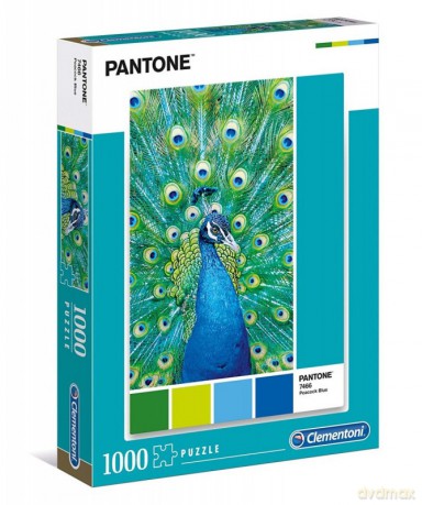 CLEMENTONI 1000 el. Pantone - Niebieski paw [PUZZLE]