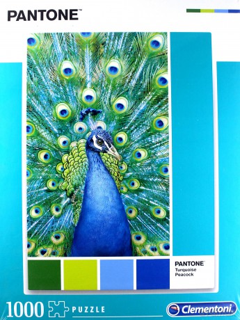 CLEMENTONI 1000 el. Pantone - Niebieski paw [PUZZLE]