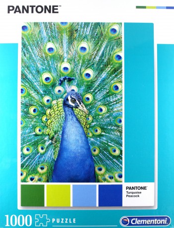 CLEMENTONI 1000 el. Pantone - Niebieski paw [PUZZLE]