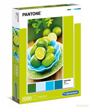 CLEMENTONI 1000 el. Pantone - Poncz limonkowy [PUZZLE]