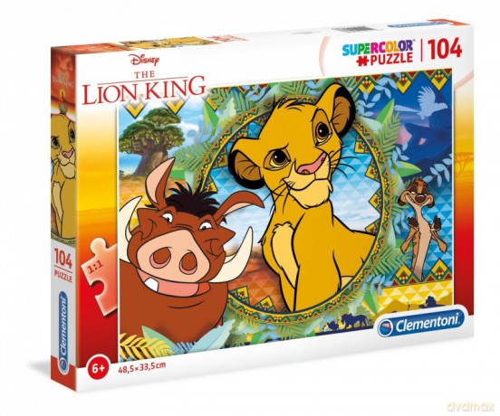 CLEMENTONI 104 el. Król Lew [PUZZLE]