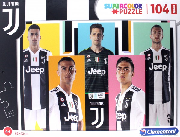 CLEMENTONI 104 el. MAXI Juventus 1 [PUZZLE]