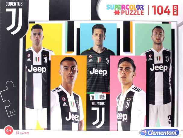 CLEMENTONI 104 el. MAXI Juventus 1 [PUZZLE]