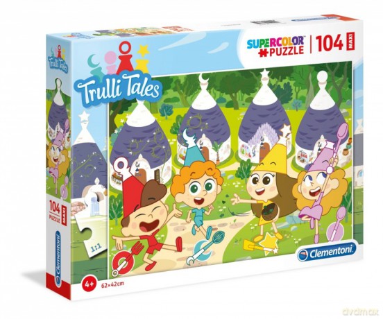 CLEMENTONI 104 el. Maxi Super Kolor - Trulli Tales [PUZZLE]