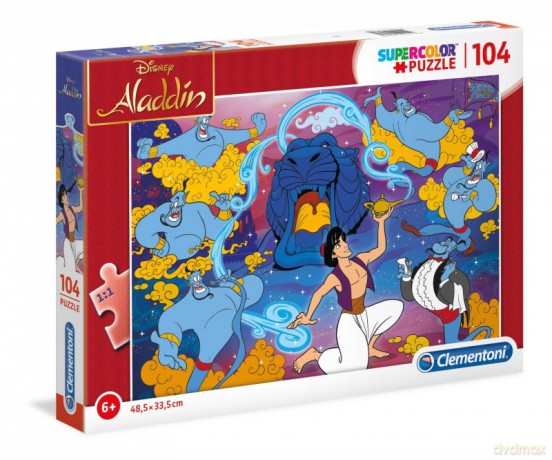 CLEMENTONI 104 el. Super Kolor - Alladyn [PUZZLE]