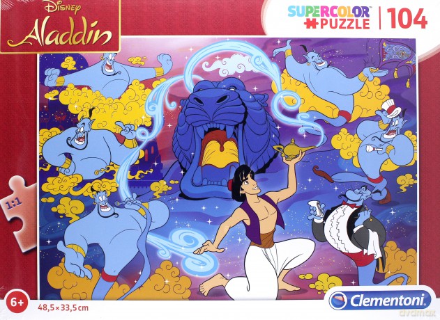 CLEMENTONI 104 el. Super Kolor - Alladyn [PUZZLE]