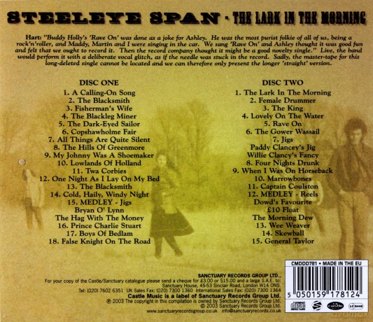 Steeleye Span: The Lark In The Morning [2CD]