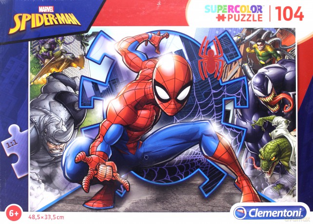CLEMENTONI 104 el. Super Kolor - Spider-Man [PUZZLE]
