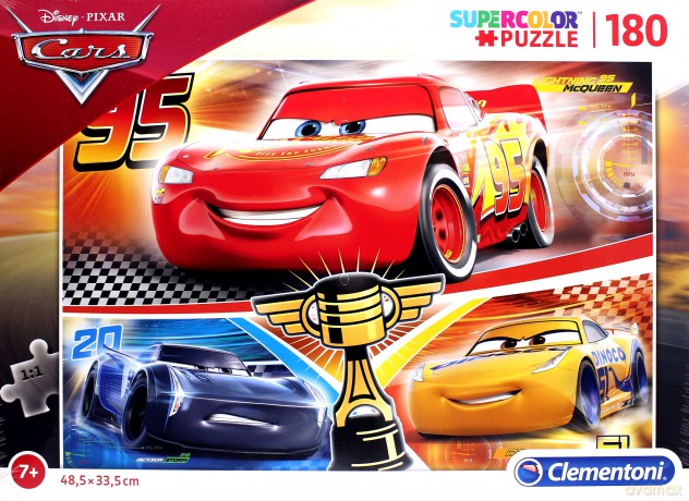 CLEMENTONI 180 el. Auta 3 [PUZZLE]