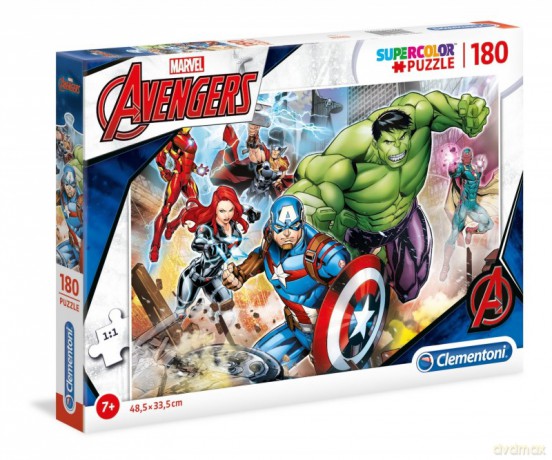 CLEMENTONI 180 el. Super Kolor - Avengers [PUZZLE]