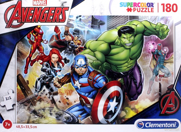 CLEMENTONI 180 el. Super Kolor - Avengers [PUZZLE]