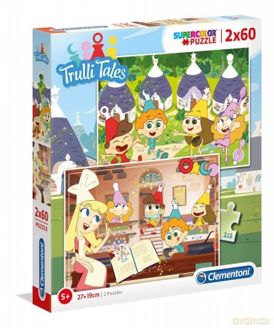 CLEMENTONI 2 x 60 el. Super Kolor - Trulli Tales [PUZZLE]