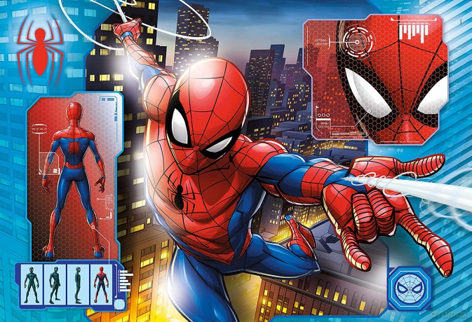 CLEMENTONI 24 el. Maxi Super Kolor - Spider-Man [PUZZLE]