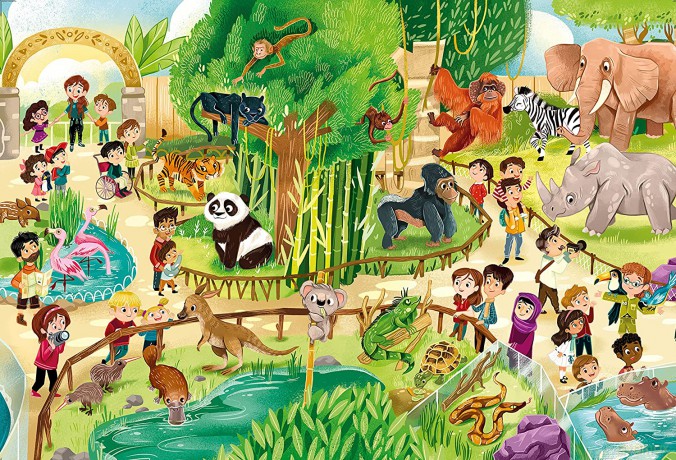 CLEMENTONI 24 el. MAXI Zoo [PUZZLE]