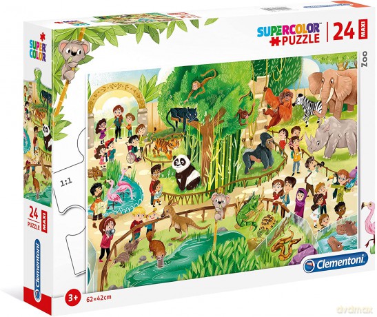 CLEMENTONI 24 el. MAXI Zoo [PUZZLE]