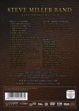 Steve Miller Band: Live From Chicago [CD]+[2DVD]