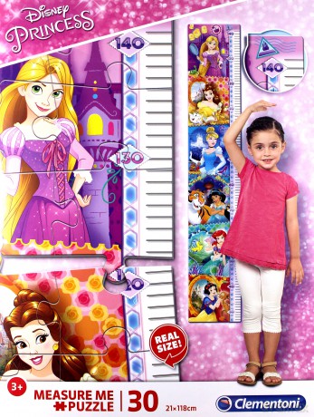 CLEMENTONI 30 el. Measure Me - Księżniczki Disneya [PUZZLE]