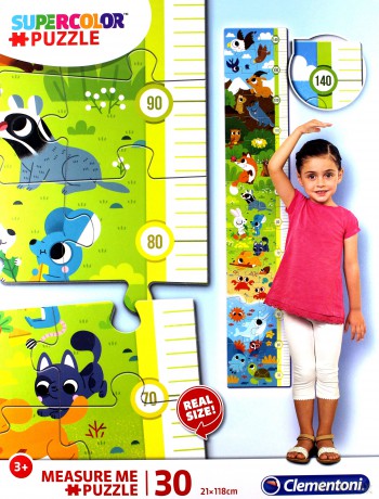 CLEMENTONI 30 el. Measure Me - Słodkie zwierzątka [PUZZLE]