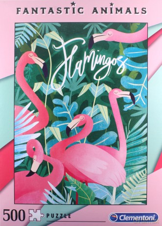 CLEMENTONI 500 el. Fantastic Animals - Flamingi [PUZZLE]