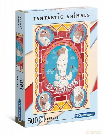 CLEMENTONI 500 el. Fantastic Animals - Llamaste [PUZZLE]