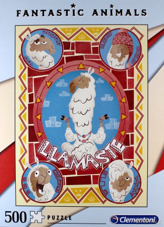 CLEMENTONI 500 el. Fantastic Animals - Llamaste [PUZZLE]