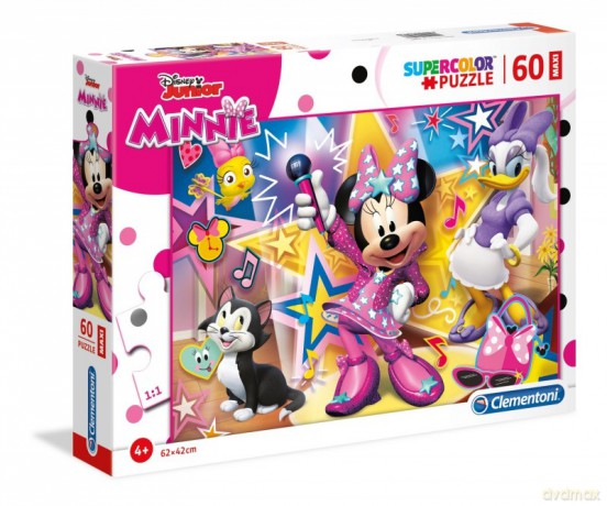 CLEMENTONI 60 el. MAXI Minnie Szczęśliwi Pomocnicy [PUZZLE]