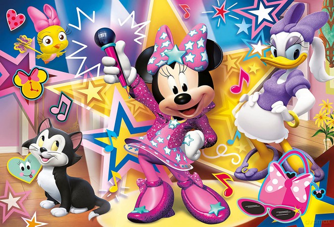 CLEMENTONI 60 el. MAXI Minnie Szczęśliwi Pomocnicy [PUZZLE]