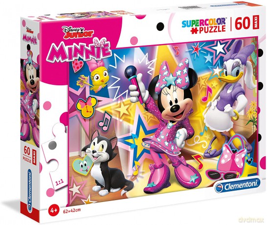 CLEMENTONI 60 el. MAXI Minnie Szczęśliwi Pomocnicy [PUZZLE]