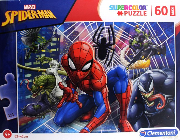 CLEMENTONI 60 el. Maxi Super Kolor - Spider-Man [PUZZLE]