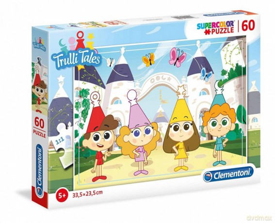 CLEMENTONI 60 el. Super Kolor - Trulli Tales [PUZZLE]
