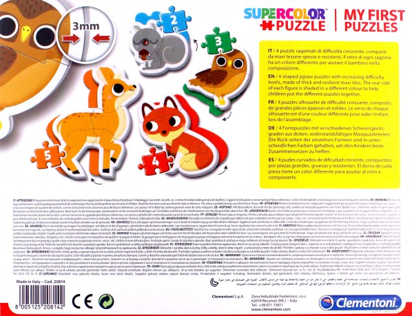 Puzzle Moje Pierwsze Puzzle - Leśne zwierzęta