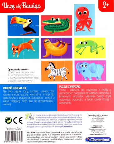Puzzle Zwierzaki