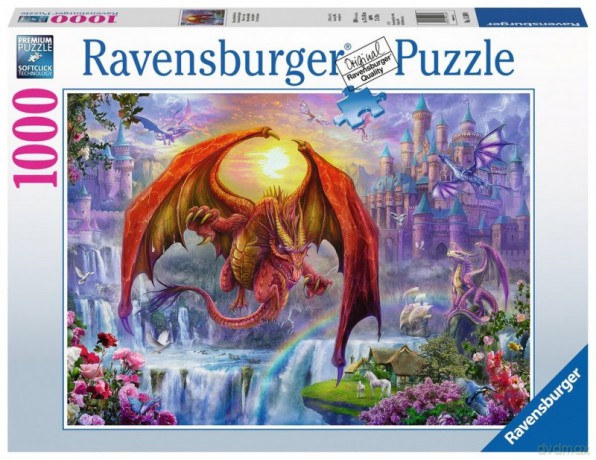 RAVENSBURGER 1000 el. - Smocze Królestwo [PUZZLE]
