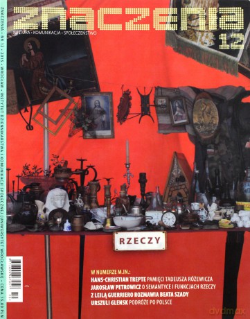 Znaczenia. Kultura, komunikacja, społeczeństwo 12 [KSIĄŻKA]