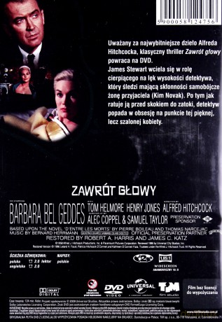 Zawrót głowy (kolekcja Alfreda Hitchcocka) [DVD]