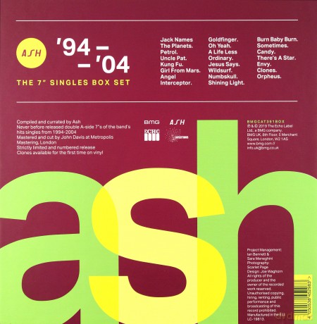 Ash: '94 - '04 - The 7'' Singles Box Set [10xWinyl]