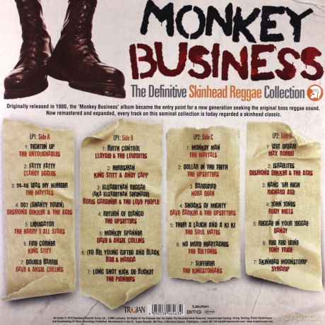 Monkey Business: The Definitive Skinhead Reggae Collection [2xWinyl]