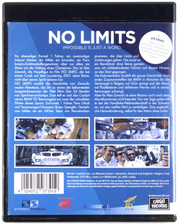 No Limits - Impossible is just a word [Blu-Ray 4K]