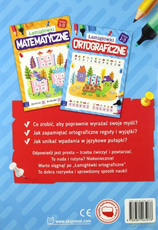 Łamigłówki ortograficzne klasy 1-3 [KSIĄŻKA]