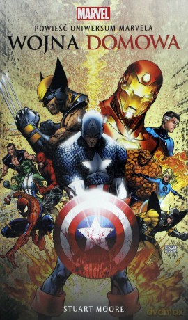 Marvel. Wojna domowa - Stuart Moore [KSIĄŻKA]