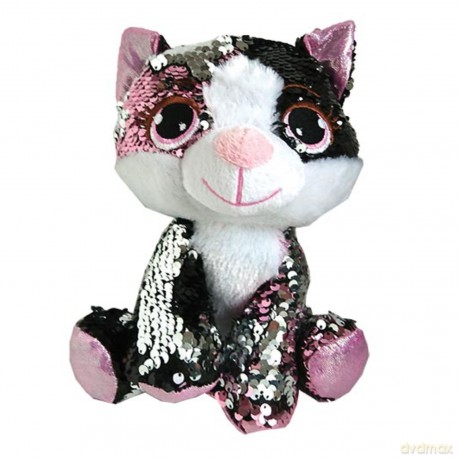 Maskotka cekinowa Piesek 20 cm