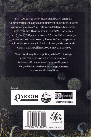 Zew Cthulhu - Howard Phillips Lovecraft [KSIĄŻKA]