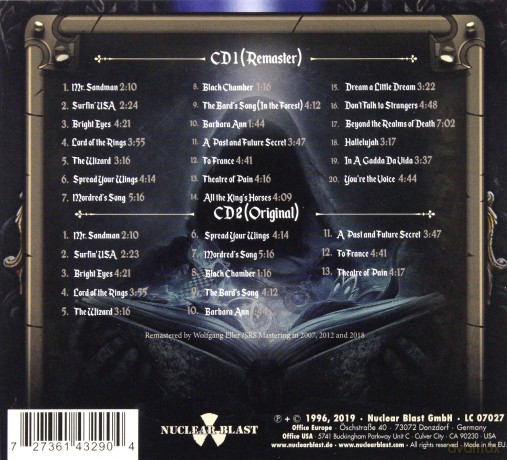Blind Guardian: The Forgotten Tales (Limited Edition Remixed Remastered) (digipack) [2CD]