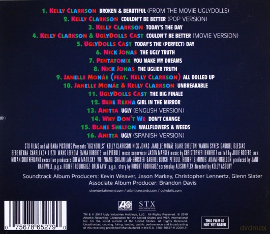 Ugly Dolls soundtrack (Christopher Lennertz) [CD]